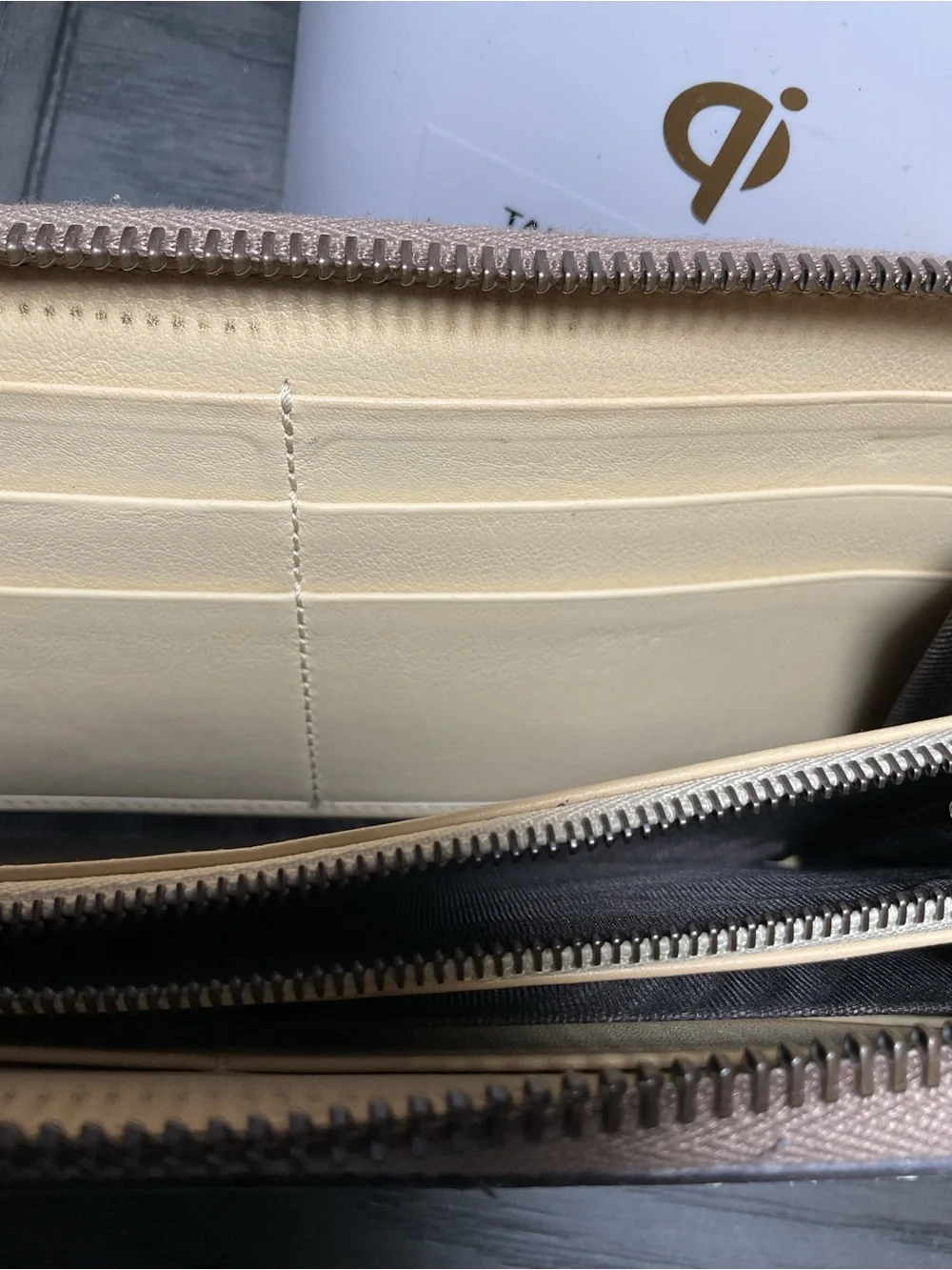 Gucci Cream Wallet Bamboo 1947 Python Zip Around - Picture 11 of 12